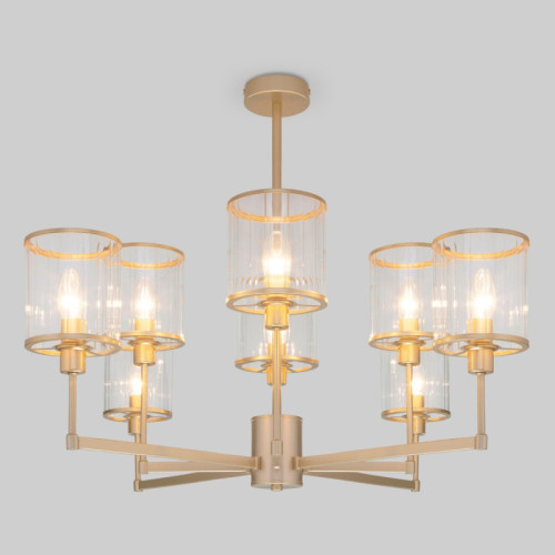 Люстра на штанге Eurosvet Inari 60144/8 золото Smart a061943