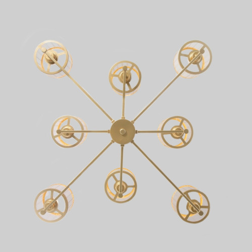 Люстра на штанге Eurosvet Inari 60144/8 золото Smart a061943