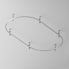 Шинопровод магнитный накладной/подвесной Maytoni Flarity TRX154-2SR-D1200-PT