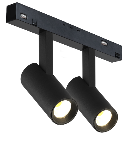 Трековый магнитный светильник iLedex Vision 4822-005-D34-16W-40DG-3000K-BK