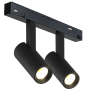 Трековый магнитный светильник iLedex Vision 4822-005-D34-16W-40DG-3000K-BK