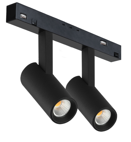 Трековый магнитный светильник iLedex Vision 4822-005-D34-16W-40DG-3000K-BK