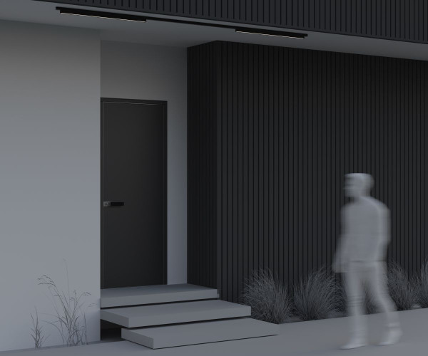 Уличный трековый светильник Maytoni Basis O-TR02-1-S-24WB3K