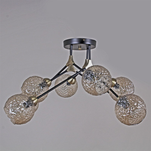 Люстра на штанге Illumico IL0264-8CSQ-79 BK AB