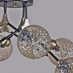 Люстра на штанге Illumico IL0264-8CSQ-79 BK AB