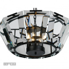 Подвесная люстра iLamp Panorama 6107-600 BK