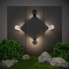 Уличный настенный светильник Elektrostandard Nimbus 1540 TECHNO LED серый 4690389172519 a053452