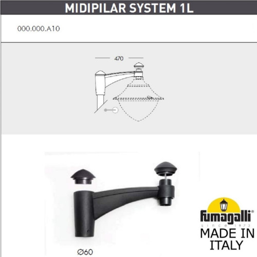 Садовый светильник Fumagalli V50.372.A10.LXD6L