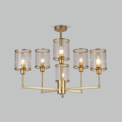 Люстра на штанге Eurosvet Inari 60144/6 золото Smart a061942