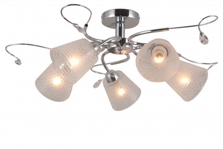 Люстра на штанге Natali Kovaltseva 76057/5C CHROME