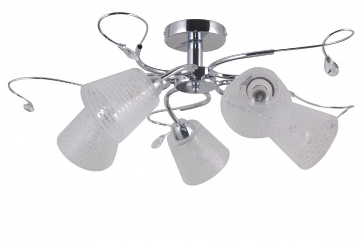 Люстра на штанге Natali Kovaltseva 76057/5C CHROME