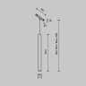 Трековый магнитный светильник Maytoni Technical Focus Led Exility X TR245-7W4K-B