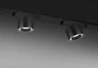 Трековый магнитный светильник iLedex Vision 4825-049-D74-10W-60DG-4000K-BK