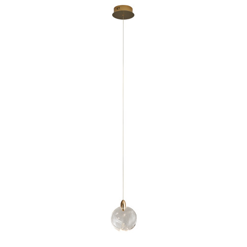 Подвесной светильник OD2440-1 gold/clear