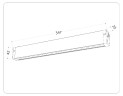 Трековый магнитный светильник Ambrella Light Magnetic 220V GL1312