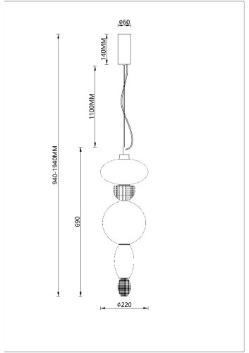Подвесной светильник Divinare Ambra 5016/17 SP-24