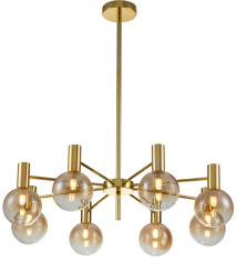 Люстра на штанге Indigo Collana 13015/8R Gold V000222