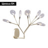 Бра Crystal Lux Evita AP9 Gold/Transparent