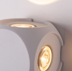 Настенный светильник Elektrostandard 1504 TECHNO LED CUBE белый 4690389147722