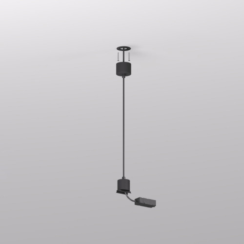 Подвод питания для подвесного монтажа трека Denkirs Smart Base TR2124-BK