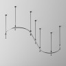 Шинопровод магнитный полукруг Maytoni Flarity TRX154-SR-D800-B