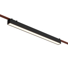 Трековый однофазный светильник Denkirs Belty linear DK5676-BK