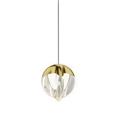 Подвесной светильник MD24001033-1A gold/clear