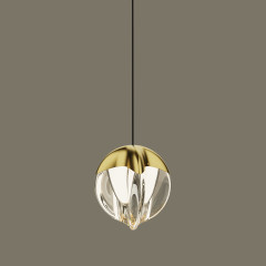 Подвесной светильник MD24001033-1A gold/clear