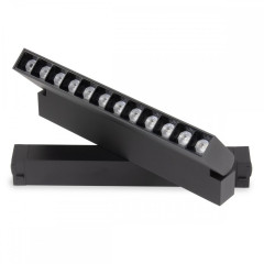 Трековый однофазный светильник AM Group Plain Opal AM591 9W 3000K BK