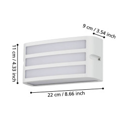 Уличный настенный светильник Eglo Camarda 900809