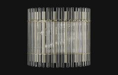 Настенный светильник Crystal Lux AURELIO AP2 GOLD+CHROME/TRANSPARENT