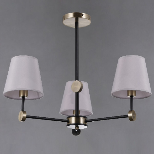 Люстра на штанге Illumico IL0394-3CSQ-24 BK AB CASTOR