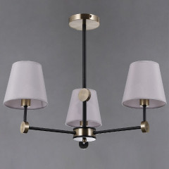 Люстра на штанге Illumico IL0394-3CSQ-24 BK AB CASTOR