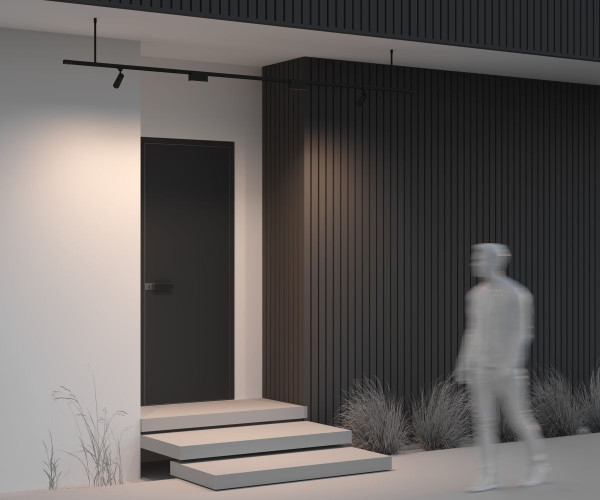 Жесткий подвес для уличной трековой системы Maytoni Elasity IP O-TR001-HL-B300