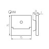 Подсветка для лестниц Kanlux Sabik 29859