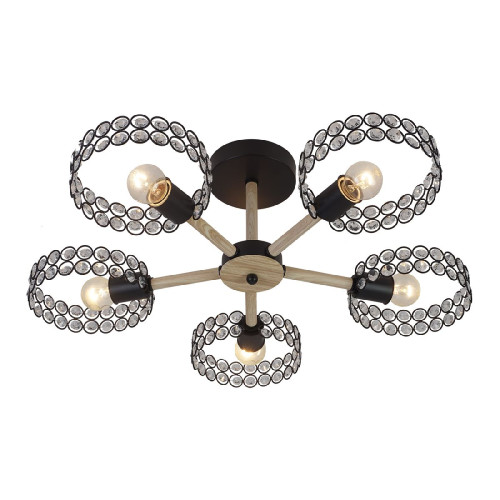 Люстра на штанге Escada Banjo 679/5P Black