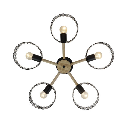 Люстра на штанге Escada Banjo 679/5P Black