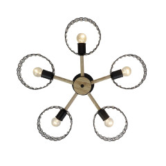 Люстра на штанге Escada Banjo 679/5P Black