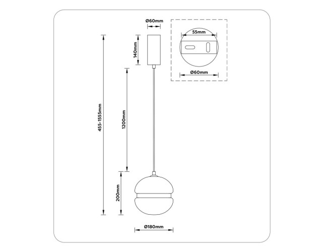 Подвесной светильник Ambrella Light High Light Modern LH11003