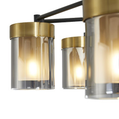 Люстра на штанге Freya Lora FR5432PL-06BBS