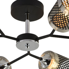 Люстра на штанге Reluce 01405-3.3-06B BK+CR