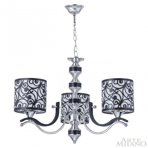 Подвесная люстра Arte Milano Florentia-4957 304957/3 Bk/Ni
