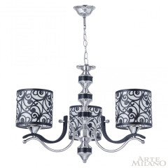 Подвесная люстра Arte Milano Florentia-4957 304957/3 Bk/Ni