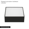 Потолочный светильник Arlight IM-QUADRO-EMERGENCY-3H-S175x175-19W Day4000 (BK, 120 deg, 230V) 040927