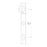 Потолочный светильник Arlight IM-QUADRO-EMERGENCY-3H-S175x175-19W Day4000 (BK, 120 deg, 230V) 040927