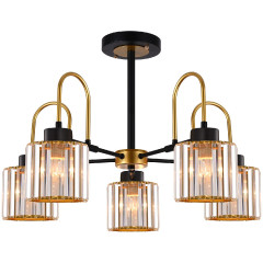 Люстра на штанге Illumico IL1305-5CPA-29 BK GD