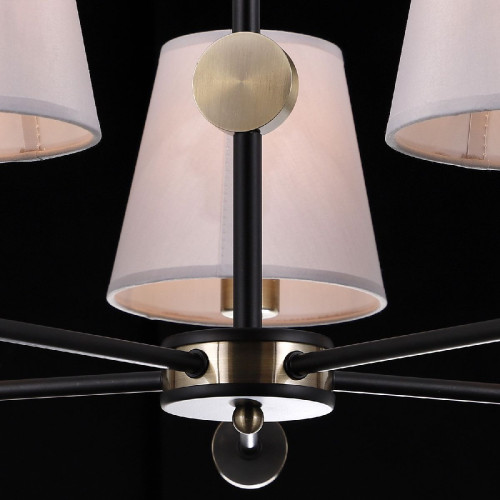 Люстра на штанге Illumico IL0394-5CSQ-24 BK AB CASTOR