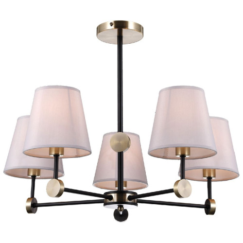 Люстра на штанге Illumico IL0394-5CSQ-24 BK AB CASTOR