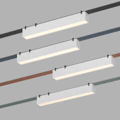 Трековый однофазный светильник Denkirs Belty linear DK5674-WH