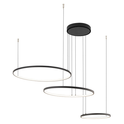 Подвесная люстра Nowodvorski Circolo Led Black 10867